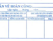 Dịch vụ khắc dấu hoàn công uy tín ở quận Ngô Quyền