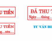 Khắc dấu đã thu tiền giá rẻ ở Hải Phòng